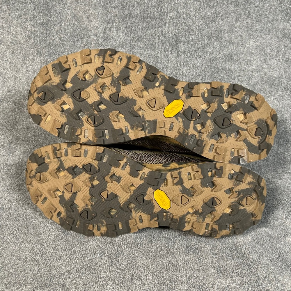 Merrell Moab Flight Mens 8 Trail Running Shoes Olive Camo J067441 Vibram Outsole - Picture 9 of 12